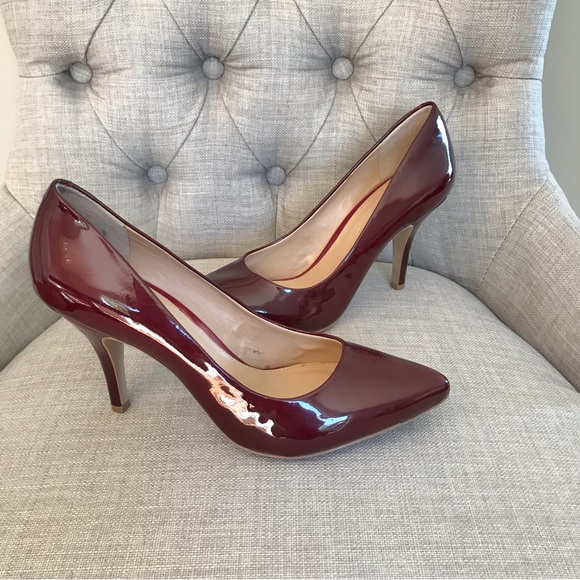 ARTURO CHIANG | Burgundy Patent Leather Pump Size 10M - Picture 4 of 14